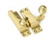 4150R Large Straight Arm Sash Fastener (Reeded Knob) - 3 finishes - Click to Zoom