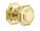 4180 Flat Octagonal Mortice Knob Furniture - 15 finishes - Click to Zoom