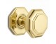 4185 Flat Octagonal Centre Door Knob - 14 finishes - Click to Zoom