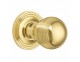 6346COV57C Reeded Ball Mortice Knob on Reeded Covered Rose - 8 finishes - Click to Zoom