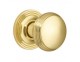 6347COV57C Reeded Cushion Mortice Knob on Reeded Covered Rose - 7 finishes - Click to Zoom