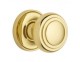 6348COV57B Stepped Cushion Mortice Knob on Raised Edge Covered Rose - 7 finishes - Click to Zoom