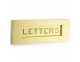 6355 Engraved Letter Plate - 14 finishes - Click to Zoom