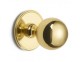 6405 Ball Centre Door Knob on Round Rose - 9 finishes - Click to Zoom