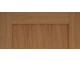 Oak Contemporary 4 Panel 44mm FD30 - Click to Zoom
