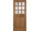 Oak External 44mm Stable 9 Light Unglazed - Click to Zoom