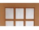 Oak External 44mm Stable 9 Light Unglazed - Click to Zoom