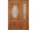 Oak External 44mm Sidelight Empress/Sovereign - Click to Zoom