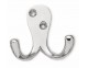 Double robe hooks - 3 finishes - Click to Zoom
