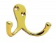 Double robe hooks - 3 finishes - Click to Zoom